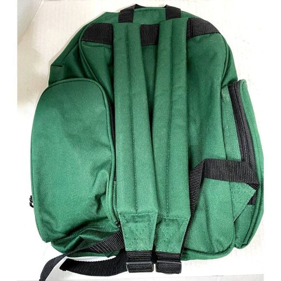 Grizzly Kodiak Backpack Green with Water Bottle Student,Hiking NWT - Picture 5 of 5